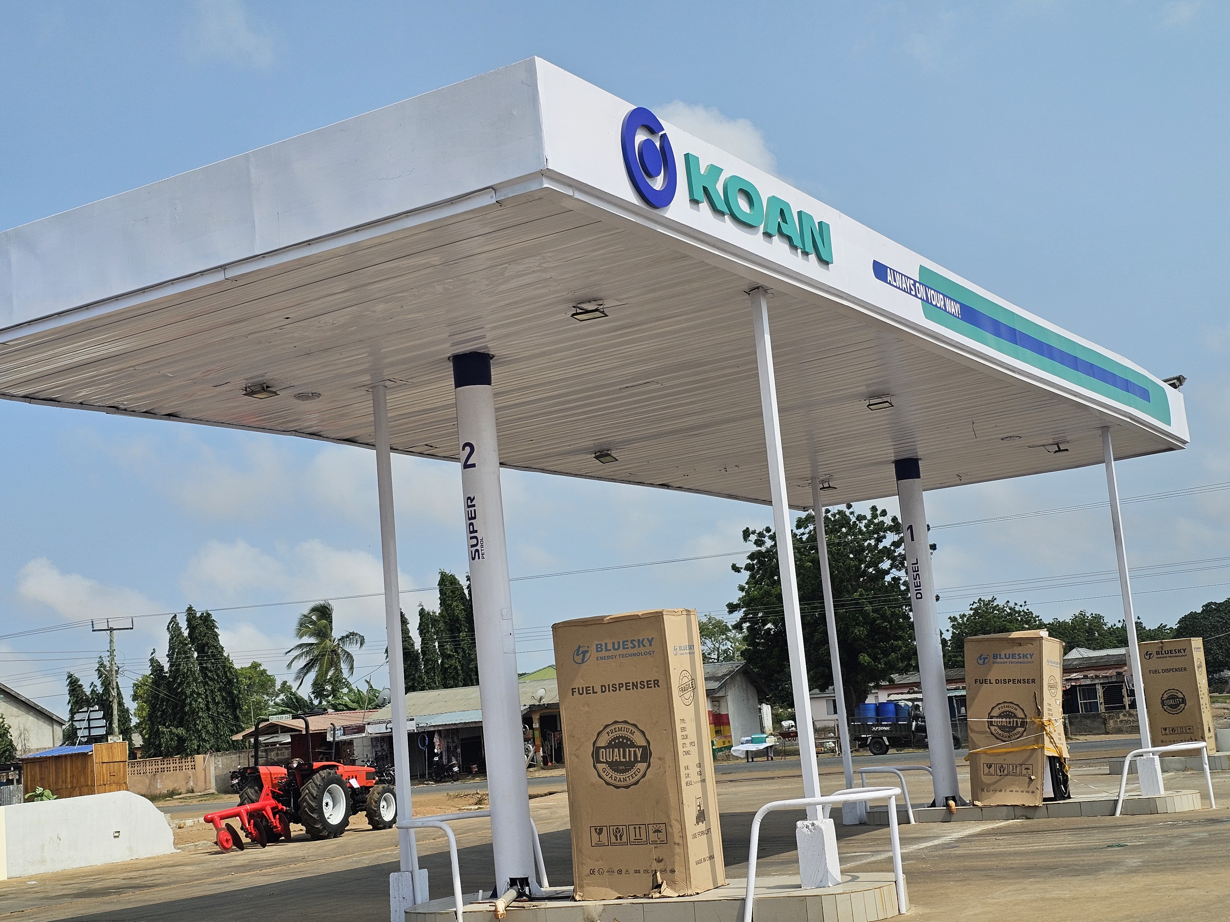 Forecourt Canopy Installation